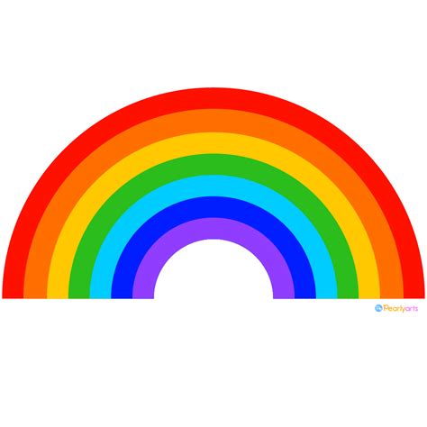 FREE Rainbow Clipart (Royalty-free) | Pearly Arts