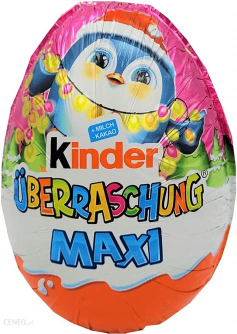 Kinder Uberraschung Maxi Jajko Niespodzianka 100g Ceny I Opinie