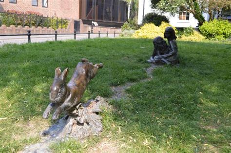 Alice And The White Rabbit Guildford England Atlas Obscura