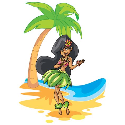 Download Hula Girl Illustration Иллюстрация на тему графика