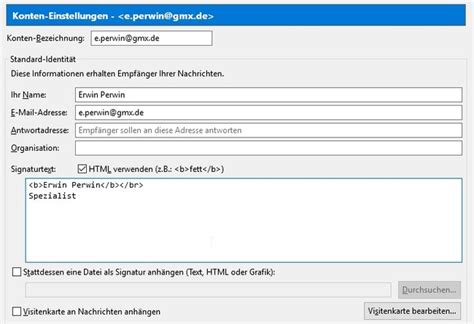 E Mail Signatur Erstellen Outlook Thunderbird Gmx Und Gmail