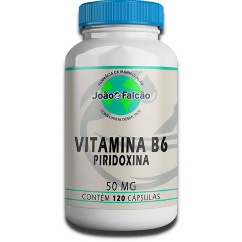 Vitamina B6 Piridoxina 50Mg 120 Cápsulas