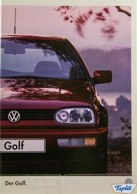 Prospekt Vw Golf Iii Basis Trendline Comfortline Gt Kaufen