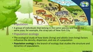 Population Ecology Ppt