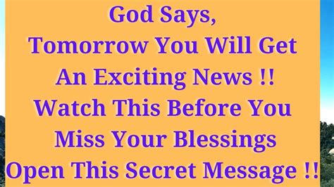 11 11🦋🌈god Says Know This Before Tomorrow🕊️angels Message🌈jesus Message🦋message From God Youtube