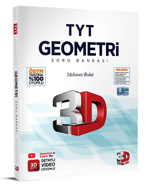 TYT 3D Geometri Soru Bankası Video Çözümleri 3D Yayınları