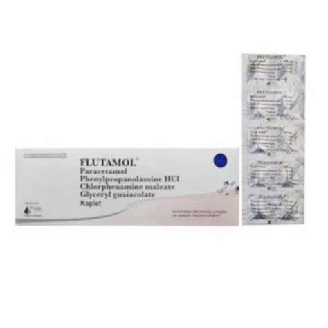 Jual Flutamol Strip Tablet Obat Demam Batuk Flu Shopee Indonesia