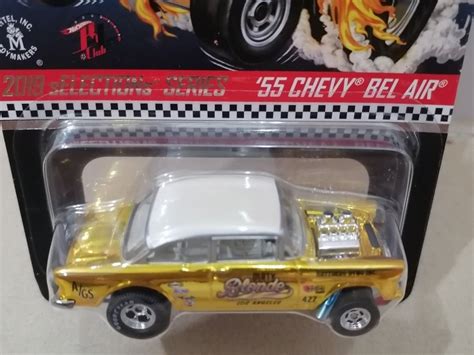 Hot Wheels RLC SELECTIONs Chevy Bel Air Gasser Spectraflame Bright Yellow Hobbies
