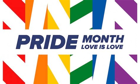 Mes del orgullo lgbt en junio lesbianas gay bisexual transgénero lgbt bandera del arco iris