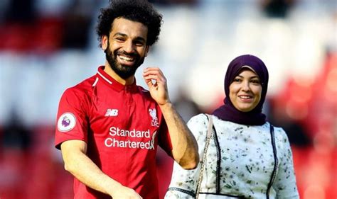 Salah Wife - Mohamed Salah Of Liverpool And His Wife Magi Salah During ...