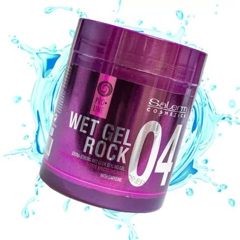 Salerm Wet Gel Rock 04 Strong Hold Proline Efec Mojado 500ml Meses