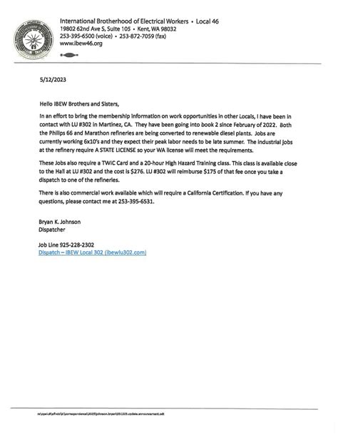 IBEW46 - The Right Choice