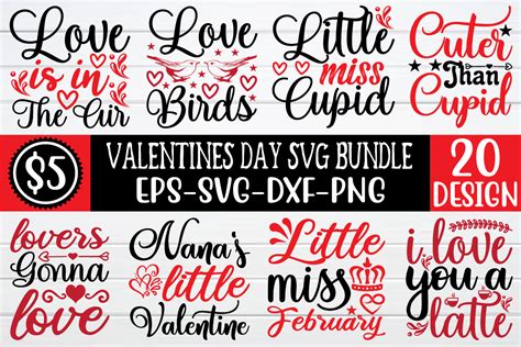 Valentine Svg Bundle By Creativesvgzone Thehungryjpeg