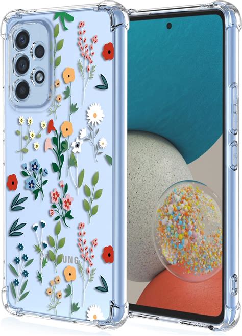 Xinyexin Clear Cover Per Samsung Galaxy A G Motivo Fiori Floral