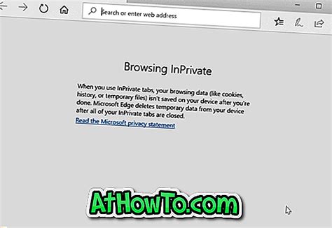 Desabilitar o modo de navegação InPrivate no Microsoft Edge no Windows