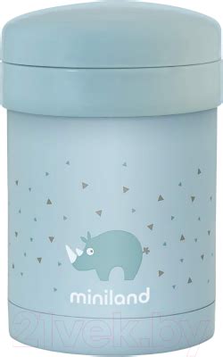 Miniland Terra Thermos / 89226 (700мл, голубой) Термос для еды 0.7 л ...