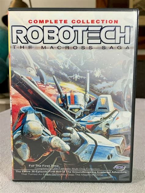 Robotech The Macross Saga Complete Collection DVD 2002 6 Disc Set