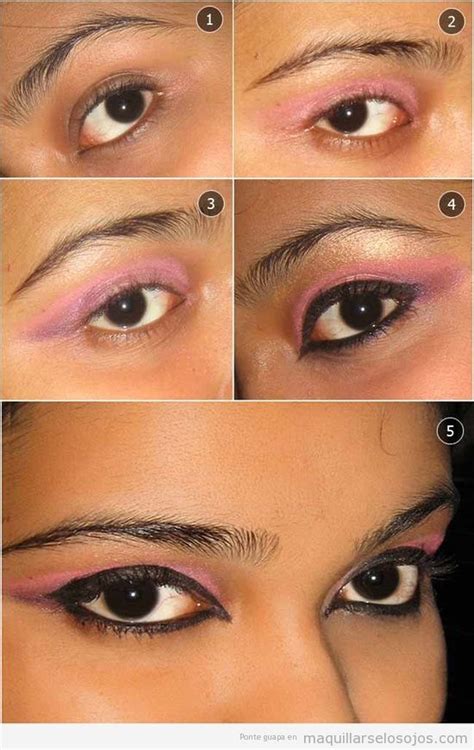 Top Imagen Maquillaje Rosa Con Negro Paso A Paso Abzlocal Fi