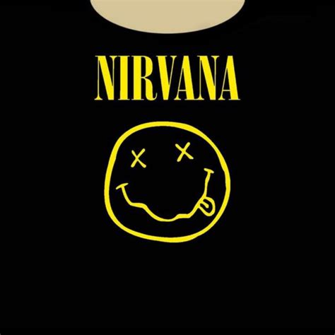 Создать мем "надписи группы нирвана для футболки, nirvana эмблема ...