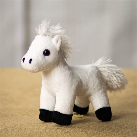 big stuffed animal horse