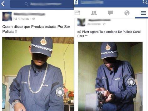 G Adolescentes Suspeitos De Furtar Pm No Df Postam Foto Farda Na