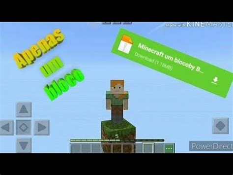 Como Baixar Mapa De Um Bloco No Minecraft YouTube