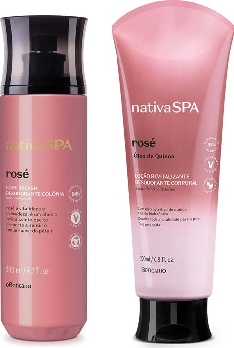 Kit O Botic Rio Nativa Spa Ros Duo Beleza Na Web