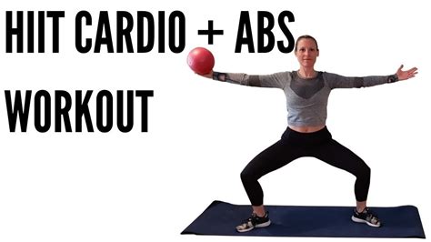 Hiit Cardio Abs Workout With Mini Ball Youtube