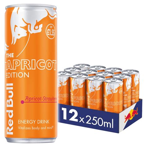 Red Bull The Apricot Edition Apricot Strawberry Energy Drink Ml Bb