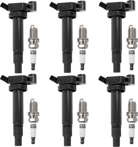 Ignition Coil Pack And Spark Plugs Compatible With V6 30 33