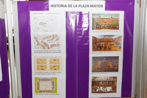 History of "Plaza Mayor" square in Madrid A poster was designed to ...