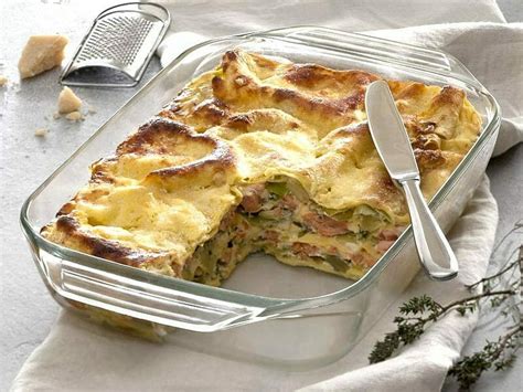 Lasagnes Au Saumon Et Poireaux Au Thermomix Cookomix