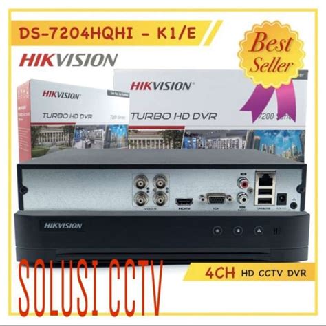 Jual DVR HIKVISION DS 7204 HQHI K1 E 4MP UP TO 5 MP GARANSI RESMI Di