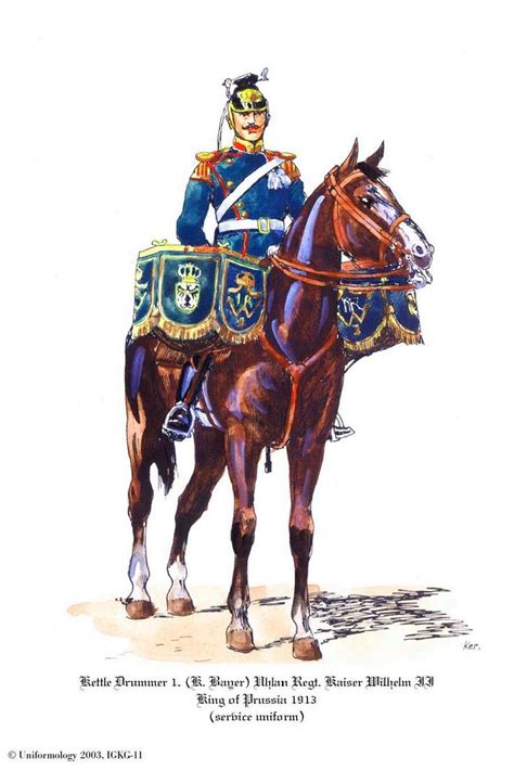 Kesselpauken 1 Königlich Bayerisches Ulanen Regiment Kaiser