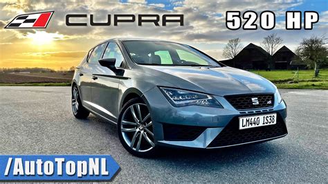 520HP Seat Leon Cupra HUGE TURBO REVIEW On AUTOBAHN By AutoTopNL