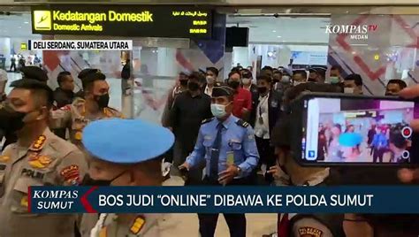 Bos Judi Online Apin Bk Dibawa Ke Medan Video Dailymotion