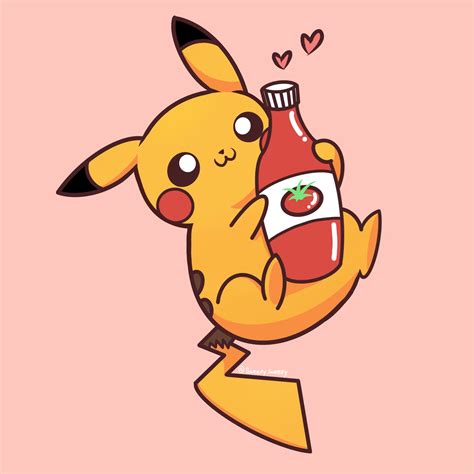 Pikachu With Ketchup Wallpapers - Wallpaper Cave