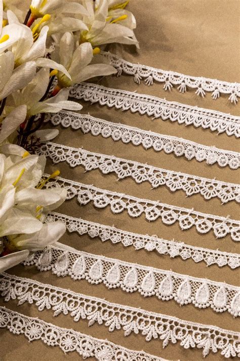 White Polyester GPO LACE For Garment At Rs 5 Meter In Surat ID