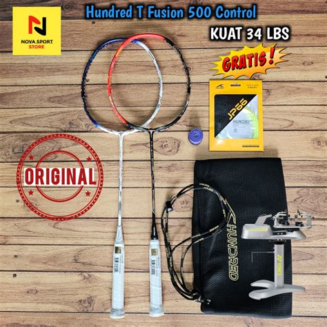 Hundred T Fusion 500 Control Badminton Racket Shopee Malaysia