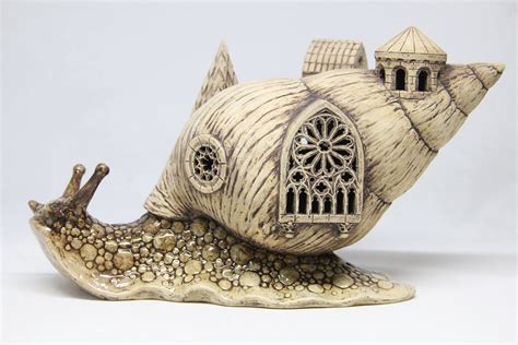 Ceramic Figurine Snail Collectable Ceramic Etsy