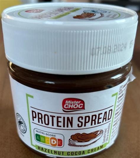 Protein Spread Hazelnut Cocoa Cream Mister Choc Kalorie Kj A