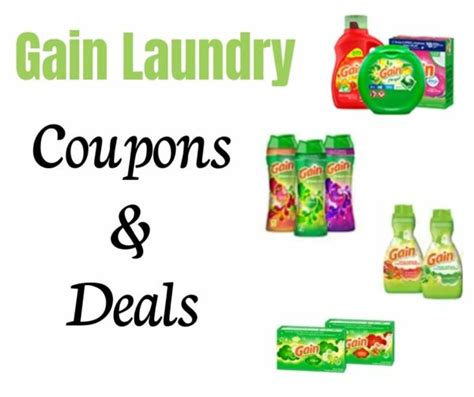 New Printable Gain Coupons And Deals