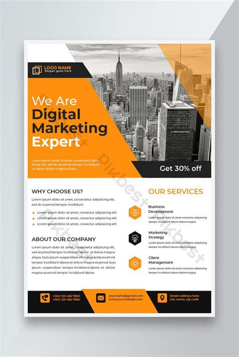 Business Flyer Template | PSD Free Download - Pikbest