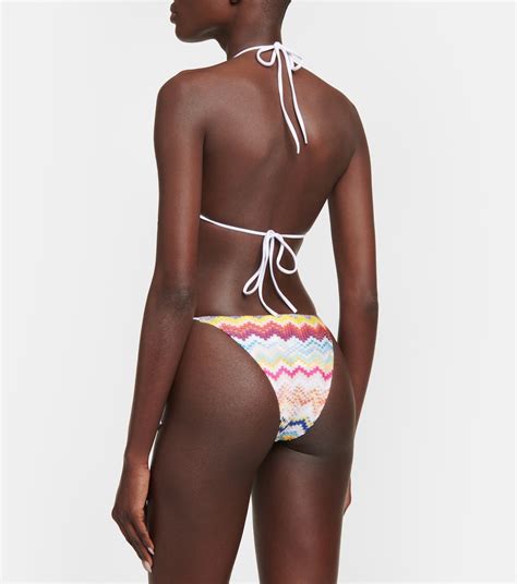 Zig Zag Triangle Bikini In Multicoloured Missoni Mare Mytheresa