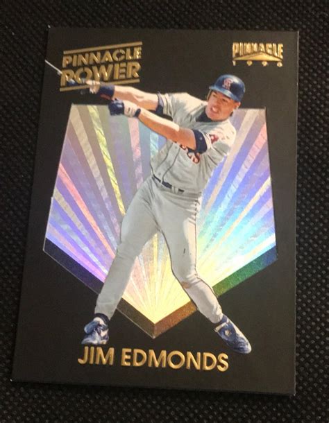 Pinnacle Products Jim Edmonds Baseball Trading Cards | Mercari