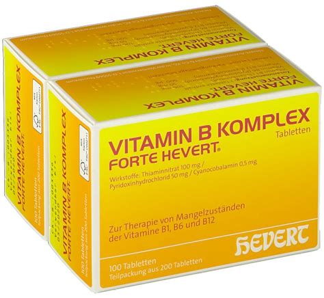 Vitamin B Komplex Forte Tabletten Stk Ab