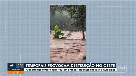 Fenômeno que atingiu Oeste de SC foi tornado ou microexplosão aponta