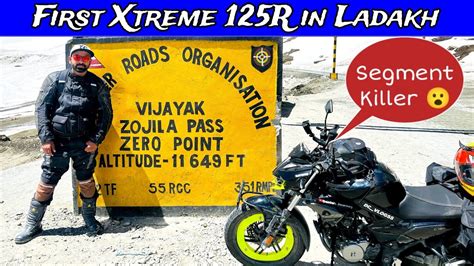 Hero Xtreme R Reached Zojila Pass Ladakh Ride On