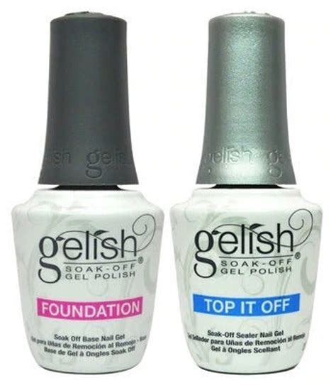 Gelish Top And Base Gel Set Etsy