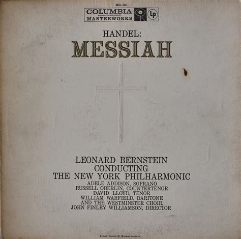 Leonard Bernstein Conducting The New York Philharmonic Vinyl At